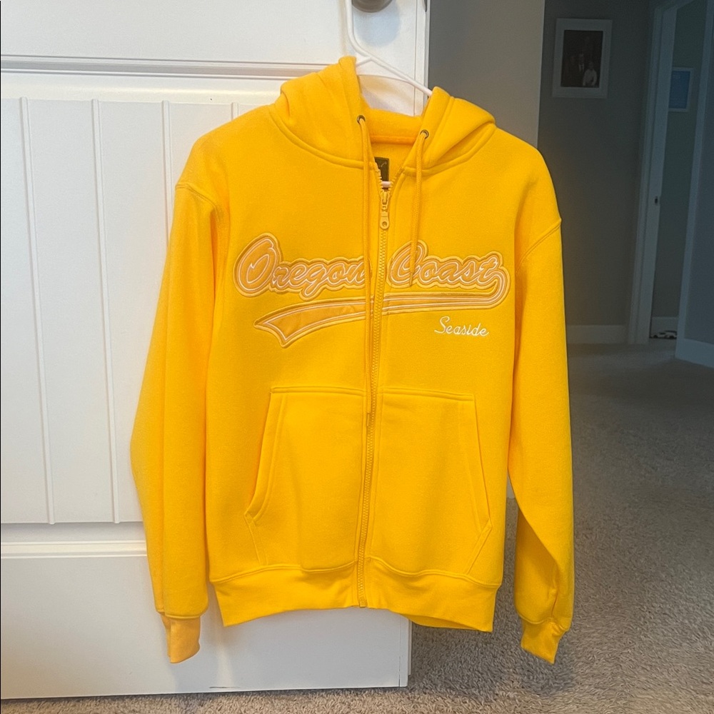 Yellow Oregon Coast seaside  Hoodie